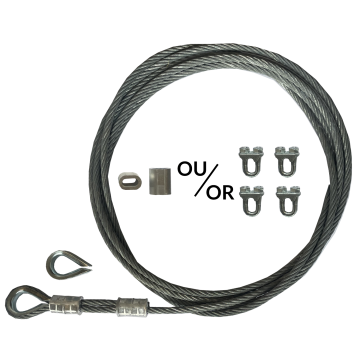 Wire rope sling 7x19 Ø12 mm...