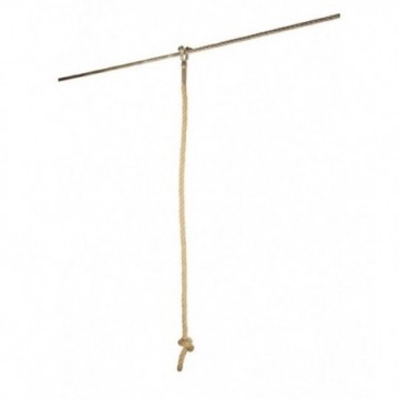Suspended rope to catch -...