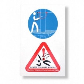 PVC safety panel "Remain...
