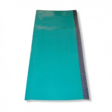 Green plastic covering for...